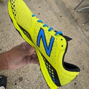 New Balance Neon Yellow and Blue Sneakers (Mens 10.5)